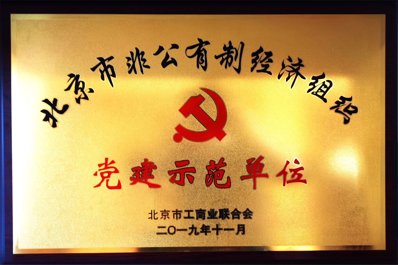 北京市非公有制經(jīng)濟(jì)組織黨建示范單位